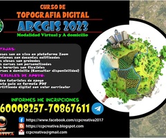 CURSO VIRTUAL DE TOPOGRAFÍA DIGITAL EN ARCGIS 2023