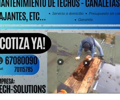 MANTENIMIENTO DE TECHOS!!CEL:67080090 - 2