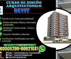 CURSO DE: DISEÑO ARQUITECTÓNICO EN AUTODESK REVIT