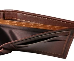¡Billetera para hombre en cuero PU - Elegante y duradera, café! - 3