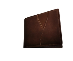 ¡Billetera para hombre en cuero PU - Elegante y duradera, café! - 7
