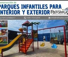 Fabricas de Parques Infantiles para Interior y Exterior en Bolivia