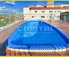 Departamento con garaje en alquiler, condominio, zona norte, santa cruz - 9
