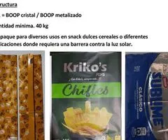 monocapa bilaminado trilaminado flexografia empaques envolturas