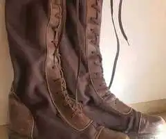 botines altos 42 cm estilo jungle boots talla 38 - 2