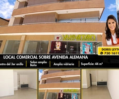 SOBRE AVENIDA ALEMANA  LOCAL EN ALQUILER CON AMPLIA VIDRIERA