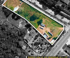 VENDO TERRENO BIEN UBICADO, SOBRE AVENIDA DOBLE VIA LA GUARDIA KM 14
