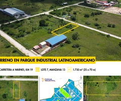 TERRENO EN VENTA EN PARQUE INDUSTRIAL LATINOAMERICANO PILAT