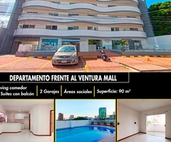 Departamento de dos suites en alquiler en equipetrol