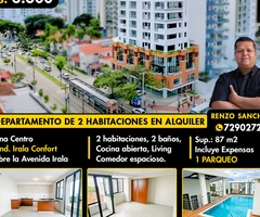 DEPARTAMENTO DE 2 HABITACIONES EN ALQUILER