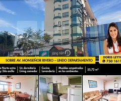 SOBRE AVENIDA MONSEÑOR RIVERO – DEPARTAMENTO EN VENTA - OFERTA