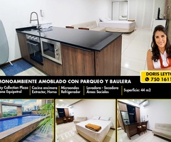 SKY COLLECTION PLAZA ITALIA MONOAMBIENTE AMOBLADO CON PARQUEO