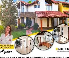 CONDOMINIO BARRIO NORTE – CASA EN ALQUILER