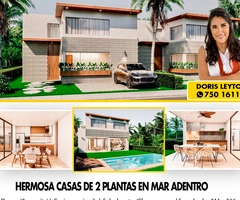 Hermosas casas venta en condominio Mar adentro