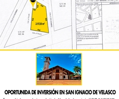 TERRENO EN VENTA EN SAN IGNACIO DE VELASCO
