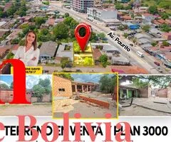 TERRENO EN VENTA CON CONSTRUCCION ANTIGUA EN EL PLAN TRES MIL!!