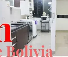 ALQUILO DEPARTAMENTO AMOBLADO CON DOS BAÑOS Y PARQUEO - 2