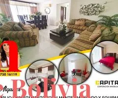 DEPARTAMENTO AMOBLADO EN EDIFICIO ARETE DE 4 DORMITORIOS