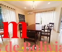 AMPLIA CASA SEMIAMOBLADA EN ALQUILER CON PISCINA ZONA VILLA BONITA - 2