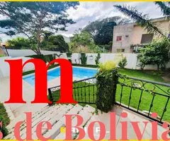 AMPLIA CASA SEMIAMOBLADA EN ALQUILER CON PISCINA ZONA VILLA BONITA - 6