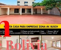 IDEAL PARA EMPRESAS - Casa de una planta en alquiler en Bs. 5.500.- - 3
