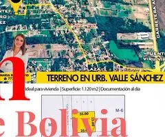 TERRENO EN VENTA – URBANIZACION ABIERTA (VALLE SANCHEZ) - 2