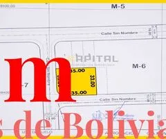 Vendo terreno de 1200 mt2 en esquina en Valle sanchez
