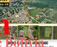 EN VENTA LOTES EN ZONA NORTE AV. PARAISO ????️
