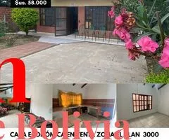 CASA ECONOMICA EN VENTA EN ZONA PLAN 3000 - 3