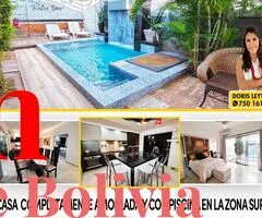 Casa en alquiler completamente amoblada y con piscina – Barrio Foianinni - 3