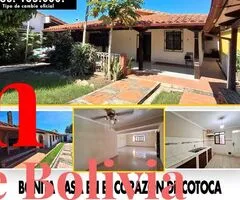 Casa en venta en cotoca sobre amplio terreno y pago en bs - 3