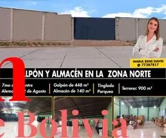 GALPON EN ALQUILER EN ZONA NORTE!