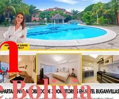 DEPARTAMENTO EN ALQUILER TOTALMENTE AMOBLADO – HOTEL BUGANVILLAS