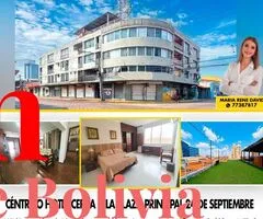 HOTEL EN VENTA EN ZONA CENTRAL, CERCA A LA PLAZA PRINCIPAL 24 DE SEPTIEMBRE