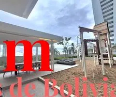 Departamento amoblado de 1 dormitorio en condominio Mare en Equipetrol - 10