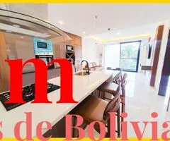 departamento amoblado de lujo en equipetrol