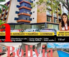 departamento amoblado de lujo en equipetrol - 2