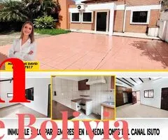 INMEDIACIONES DE CANAL ISUTO – CASA EN ALQUILER SOLO PARA EMPRESAS