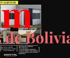 CASA DE LUJO EN ALQUILER – ZONA NORTE ????