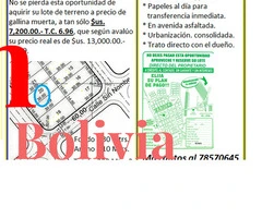 TERRENOS A PRECIO DE OFERTA IMPERDIBLE