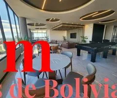 Departamento de lujo a estrenar de 2 suites en alquiler en Equipetrol - 14