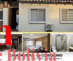 CASA EN VENTA EN CONDOMINIO AL NORTE TIPO DE CAMBIO BS 7