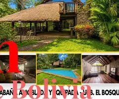 Hermosa Cabaña Rústica en Venta – Totalmente Amoblada y Equipada