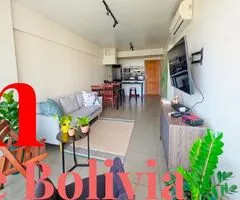 Departamento amoblado de 2 dormitorios en equipetrol con excelente retorno