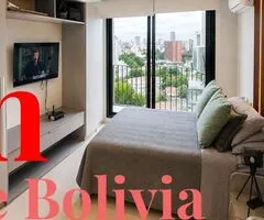¡Monoambiente de lujo totalmente amoblado en Condominio Garden Equipetrol! - 5