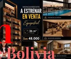 MONOAMBIENTE A ESTRENAR EN VENTA EN EQUIPETROL - 3
