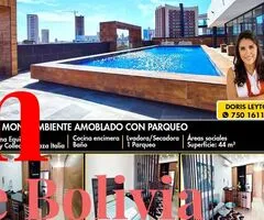 SKY COLLECTION PLAZA ITALIA MONOAMBIENTE AMOBLADO CON PARQUEO - 2