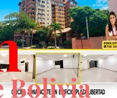 OFICINA EN ALQUILER - Edificio Plaza Libertad – Z/Norte dentro 2do anillo