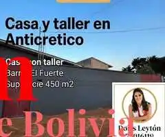 DEPÓSITO! AMPLIA CASA EN ANTICRÉTICO - ZONA SUR