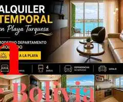 Departamento amoblado de 2 suites en Playa Turquesa temporadas cortas - 3